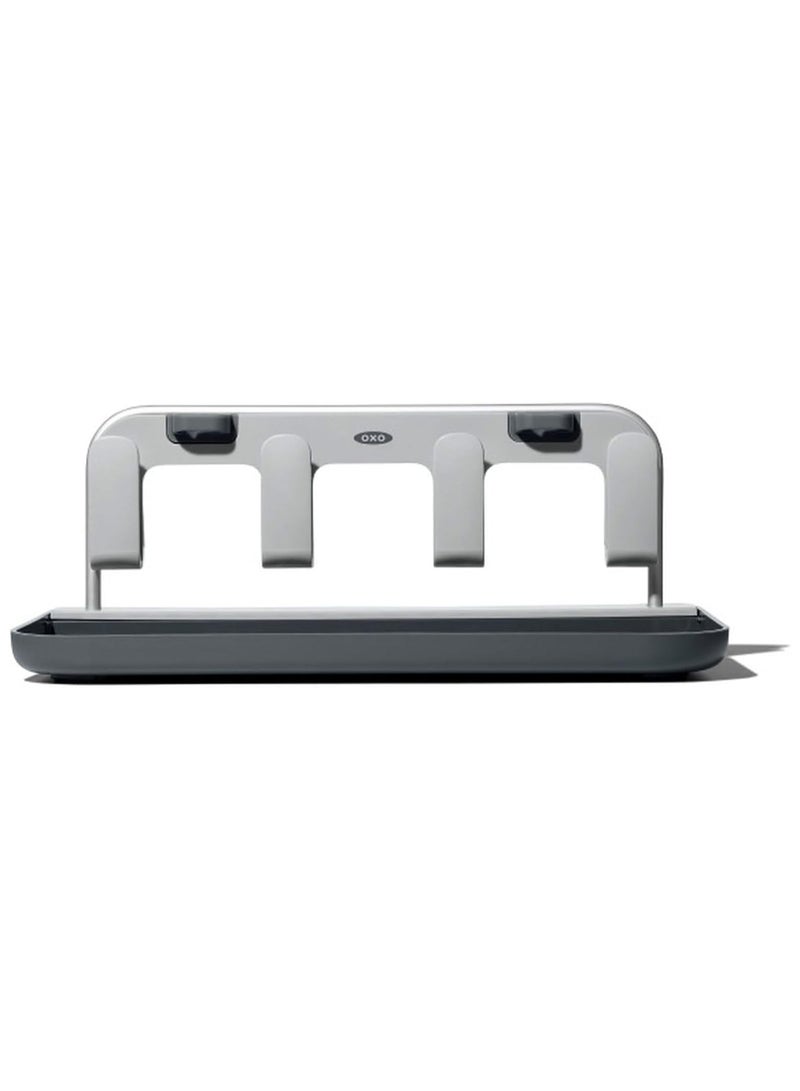 OXO مجفف زجاجات وقشات جيد، فضي، مقاس واحد - Image 2