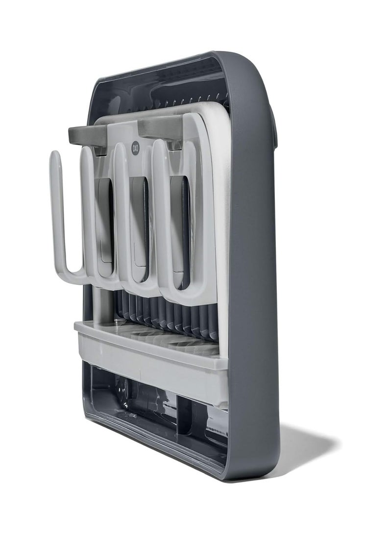 OXO مجفف زجاجات وقشات جيد، فضي، مقاس واحد - Image 4