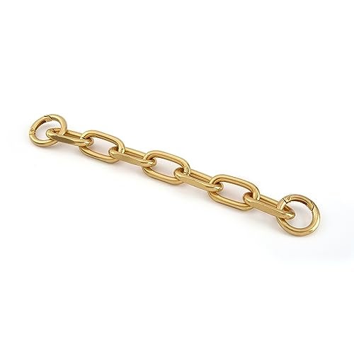 Yichain Fashion Large Metal Cross-Body Purse Strap Extender,Handbag Shoulder Strap Extender,Bag Chain Accessory Charms (Antique Gold) - Image 1
