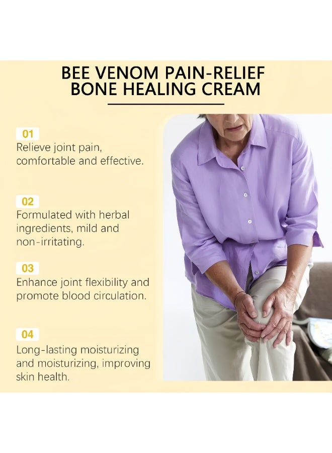 ساوث مون كريم سم النحل لتهدئة آلام العظام 60 جم - يخفف آلام المفاصل بسرعة ويقوي العظام. - Image 2