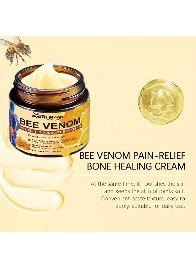 ساوث مون كريم سم النحل لتهدئة آلام العظام 60 جم - يخفف آلام المفاصل بسرعة ويقوي العظام. - Image 3