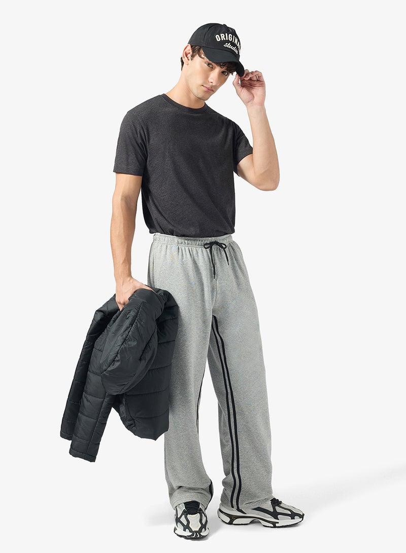 Seventy Five Basics Inseam Stripe detail Oversized Joggers - Image 2
