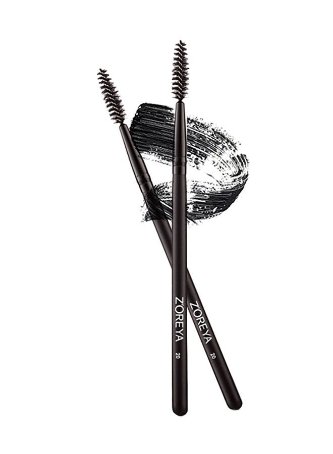 NIBEMINENT Professional Makeup Lash Brush Black - Image 1