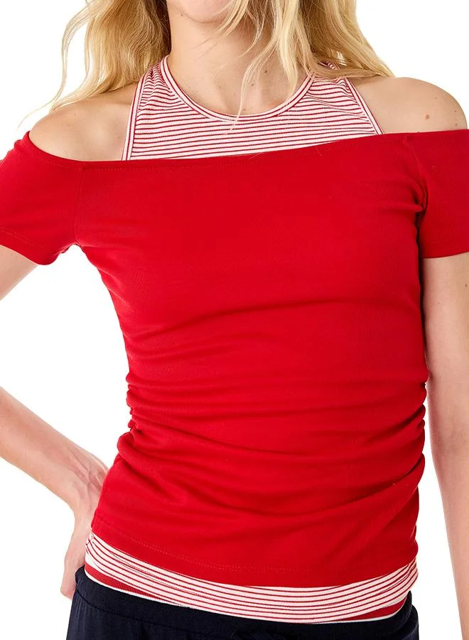 Koton  Halter Neck T-Shirt  | Best Price UAE