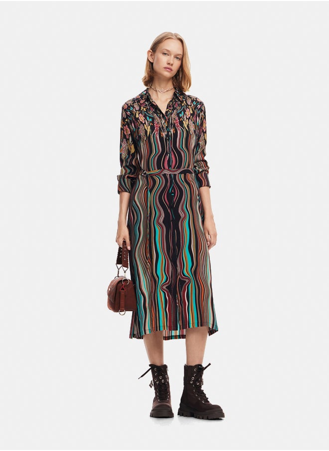 DESIGUAL - Midi shirt dress - Image 1