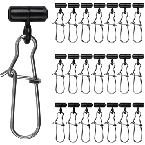FUSIGO Fishing Line Sinker Slides Catfishing Rig, Saltwater Heavy Duty Sinker Weights Connector with Duo Lock Snaps - Image 1