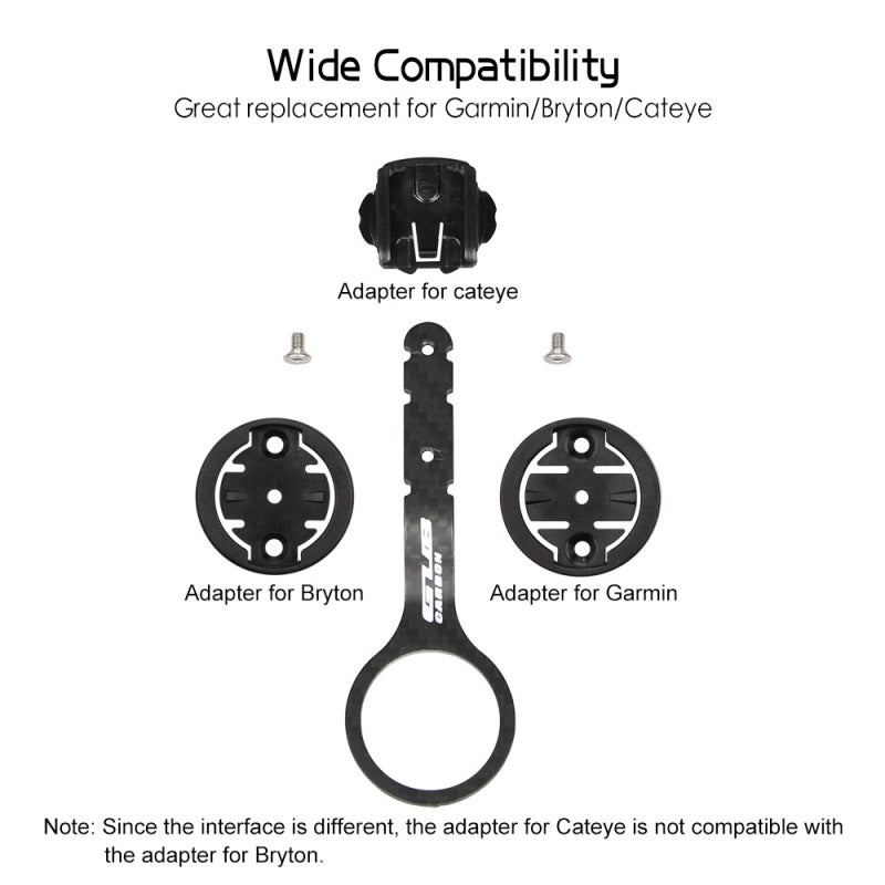 GUB 2 in 1 Bicycle Stem Computer Holder Speed Controller Mount Holder Lightweight Carbon Fiber Bike Speedometer Holder for Garmin/Bryton/Cateye - Image 4