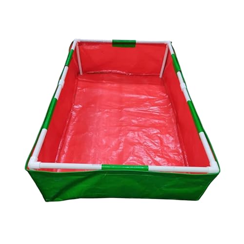 MASHKI HDPE Rectangular growbag with PVC Pipe Supporting Home Kitchen Terrace Gardening Planter (24x48x12) - Image 1