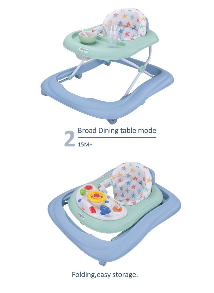 Foldable Baby Walker With Soft Padded Seat, Blue - pzsku/Z68CC9BEA36A227ED2B0EZ/45/_/1726385037/f5a049dd-2c5c-436e-8f06-7c88372501f2