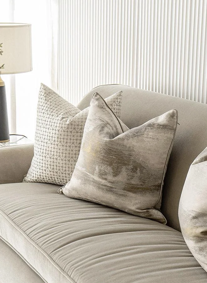 KNOT HOME Cushion Aurelia Bundle (with filler) Pillow Knot Home Cover Set for Modern Sofa Contemporary Living Room Bedroom and Office Soft Washable