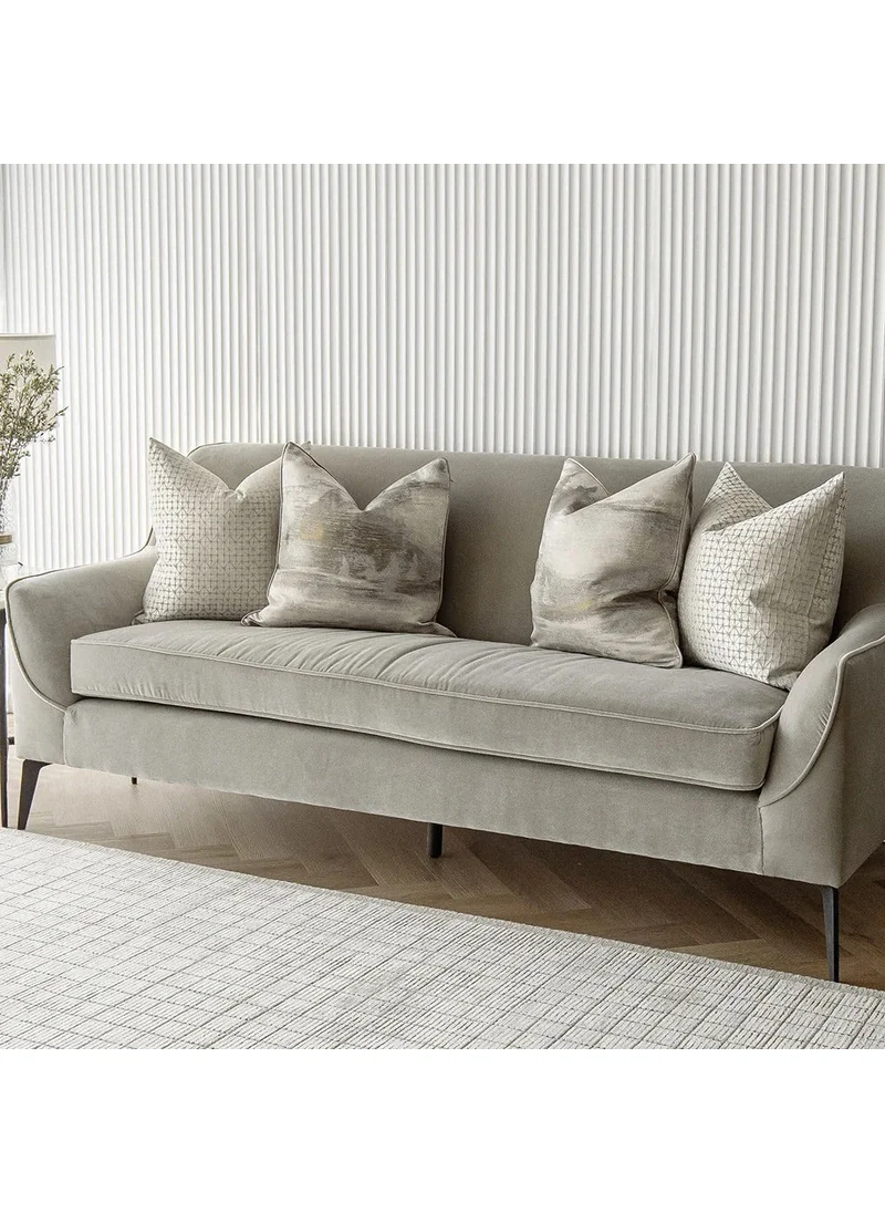 KNOT HOME Cushion Aurelia Bundle (with filler) Pillow Knot Home Cover Set for Modern Sofa Contemporary Living Room Bedroom and Office Soft Washable