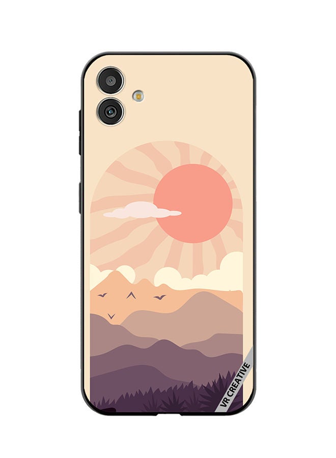 VR CREATIVE Protective Case Cover For Samsung Galaxy F14 Abstract Landscape Design Multicolour - Image 1