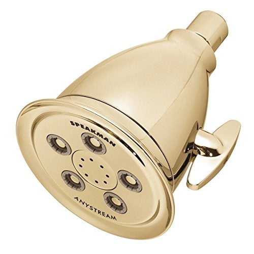 Speakman, Polished Brass S-2005-HB-PB Hotel Anystream High Pressure 2.5 GPM Adjustable Shower Head - Image 1