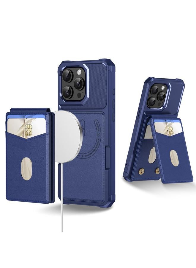 Zaboon Case For iPhone 12 Pro Max 2-in-1 Magnetic Wallet MagSafe Leather Back Phone Case - Image 1