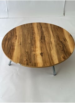 Living Foldable legs floor center table for living room, kitchen, meeting room, multi-functional coffee table  90 CM  - Image 3