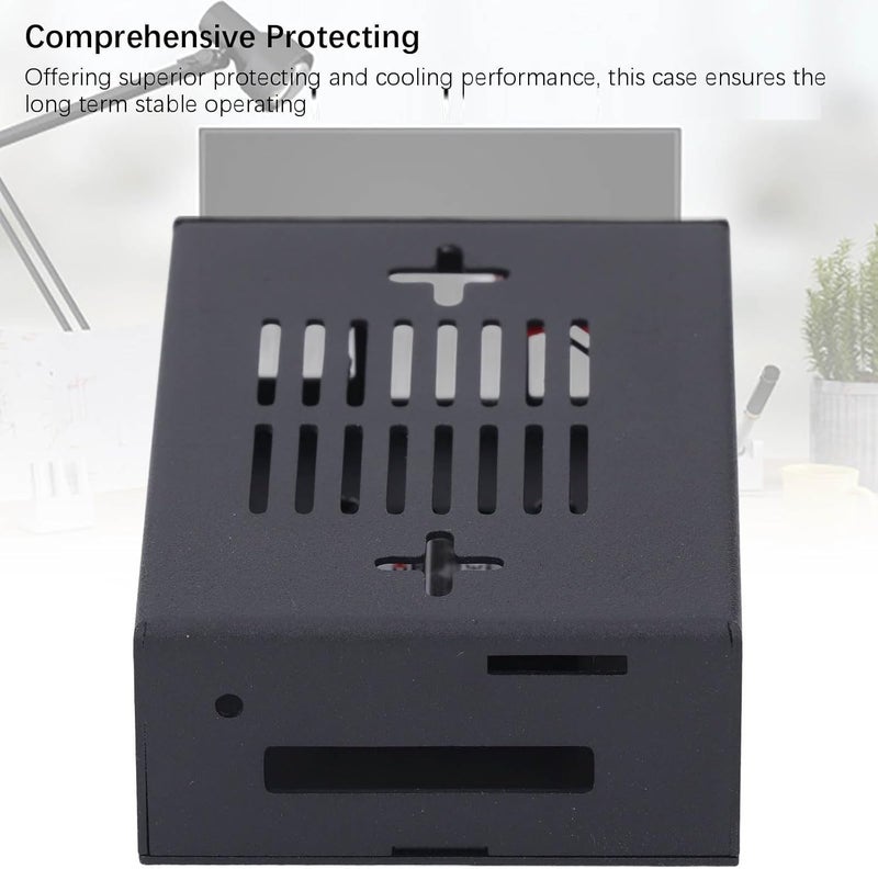Orange Pi 5 MA X Case with Cooling Fan, Single Board Metal Case Enclosure with Fan Heatsinks Compatible with Orange Pi 5 MA X - Image 5