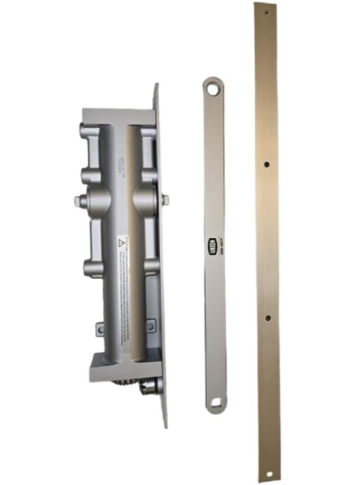 Union X-U8924-SIL Overhead Concealed Door Closer - UL/CUL Listed 3-Hour Fire Rated - Size 2-4 Adjustable Spring Power - Rack & Pinion Mechanism - 500K Cycle Durability - Silver Finish - Image 1