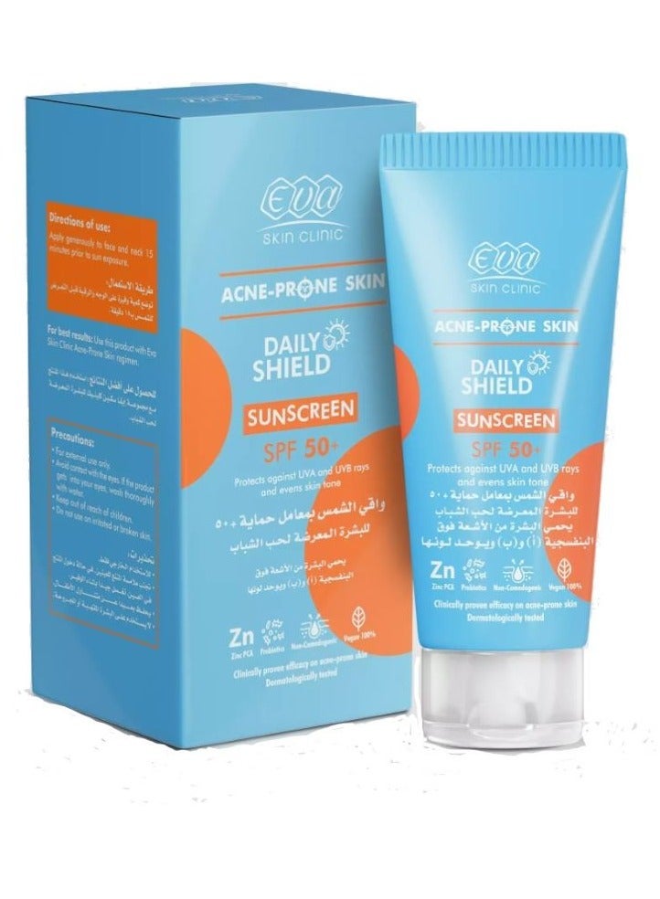 Eva Eva Skin Clinic Acne-Prone Skin Daily Shield SunScreen SPF50+ 40ml