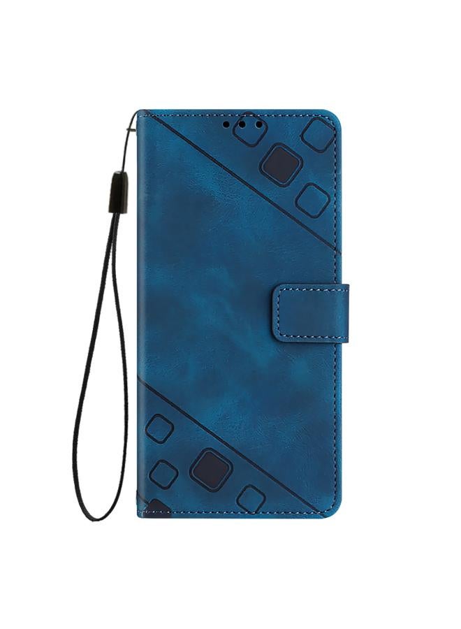 S-TOP Case For OnePlus 12 5G Global Skin-feel Embossed Leather Phone Case - Image 3