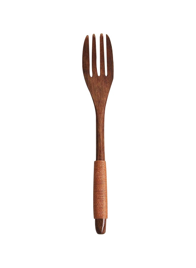 Loquat Wooden Fork Brown - Image 1