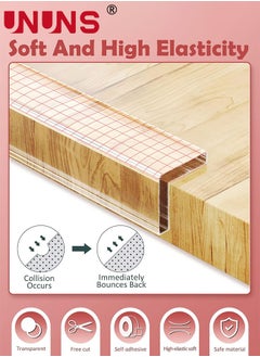 UNUNS Edge Corner Protector Set,6M Clear Edge Protector Strip,Baby Proofing,Child Safety Tables Guards Furniture Against Sharp Corners Cabinets,Tables,Drawers  - Image 4