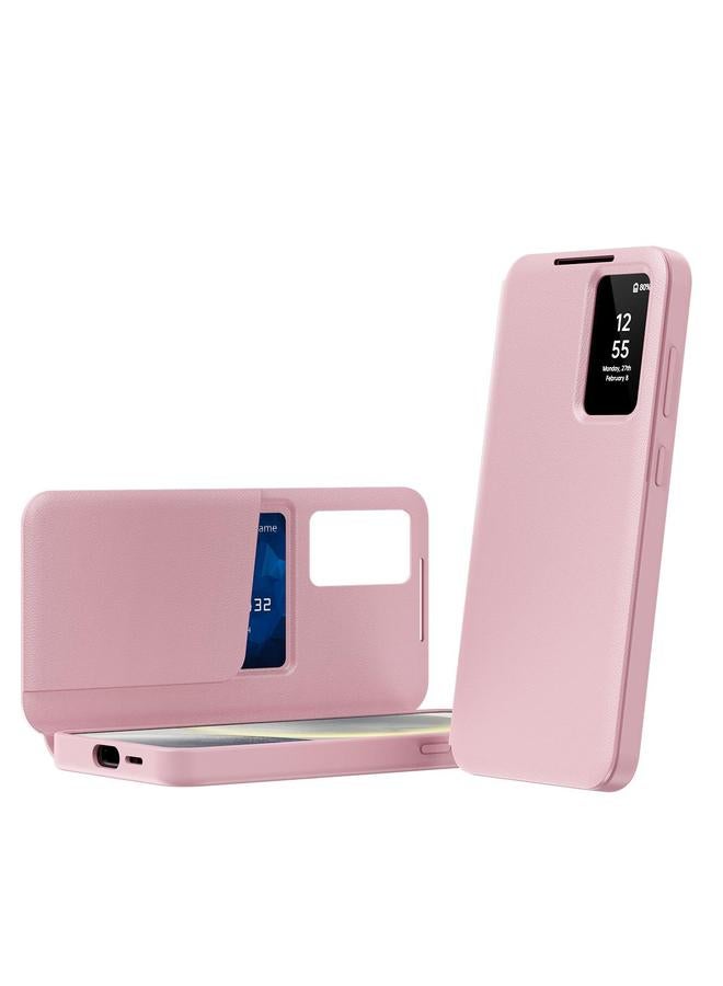 S-TOP Case For Samsung Galaxy S25 Ultra 5G Smart View Window Leather Phone Case with Card Slot - Image 1