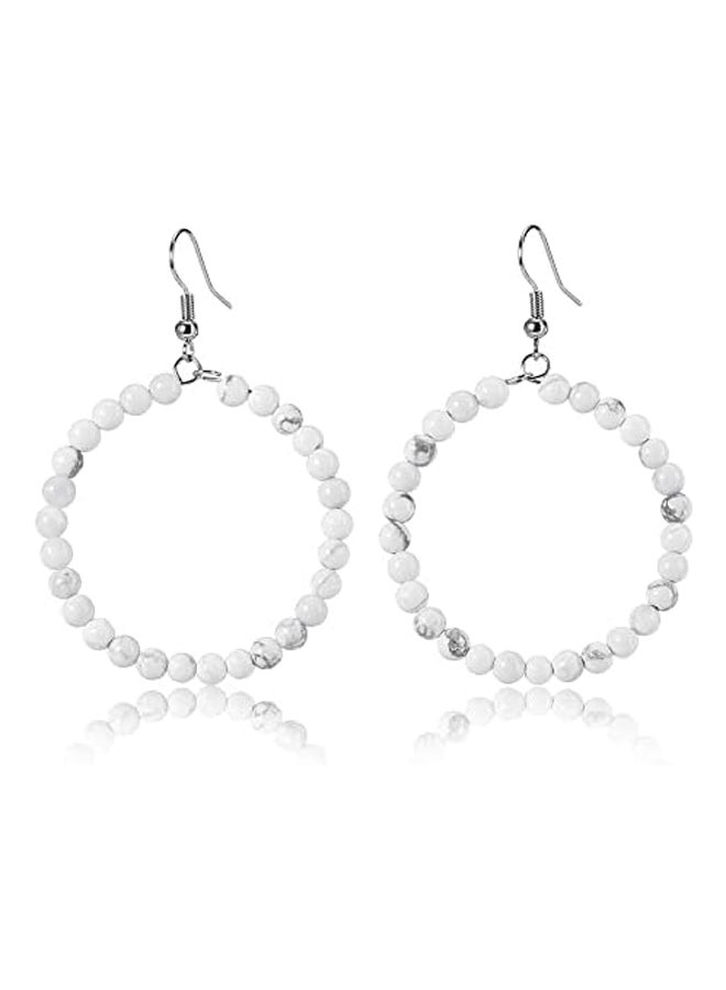Reiki Quartz Healing Crystal Dangle Earrings  - Image 2