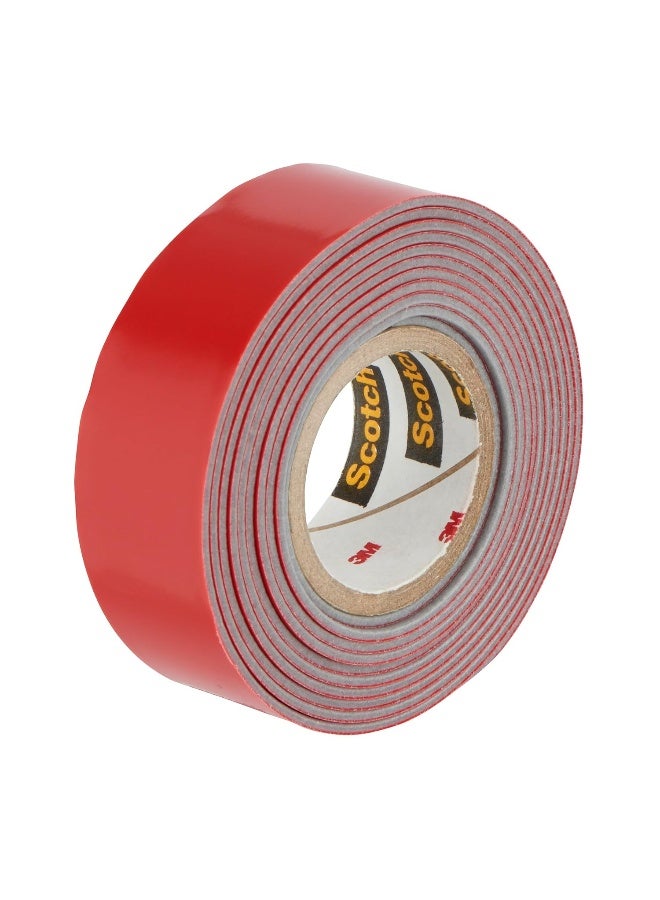 Scotch Mount Extreme Exterior Tape 19mm x 1.5m, 1 roll/pack, Gray color, Double Sided Adhesive Tape - Image 4