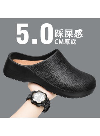 Unisex Couple Style Casual Fashionable Garden Slippers Half Drag Slippers EVA Integrated Mold Summer Low Top Slippers Chef Shoes black - pzsku/Z68CD710F40964BC03678Z/45/1746185680/32dcbe5c-90ed-4401-8d04-e43dcff1357f