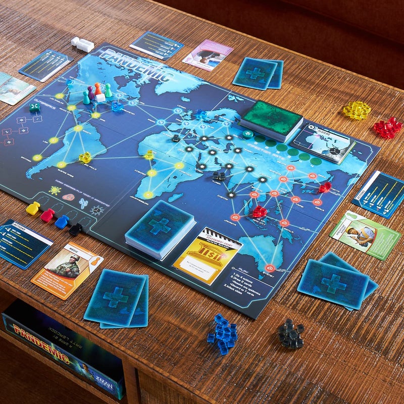 Z-Man Games Pandemic Board Game (Base Game) - A Cooperative Battle to Save Humanity, Strategy Game for Kids and Adults, Ages 8+, 2-4 Players, 45 Minute Playtime, Made by Z-Man Games  - Image 5