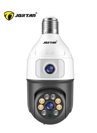 4+4 MP WIFI Dual lens Bulb Camera, IP44, Full Color Night Vision, 2 Way Audio, Motion Detection, Motion Tracking, PTZ Control, 24 hours Recording - pzsku/Z68CDAB33BF5D07FAAB00Z/45/1746289798/8f2363cb-5705-4c99-aeae-cef4c2a34c0d