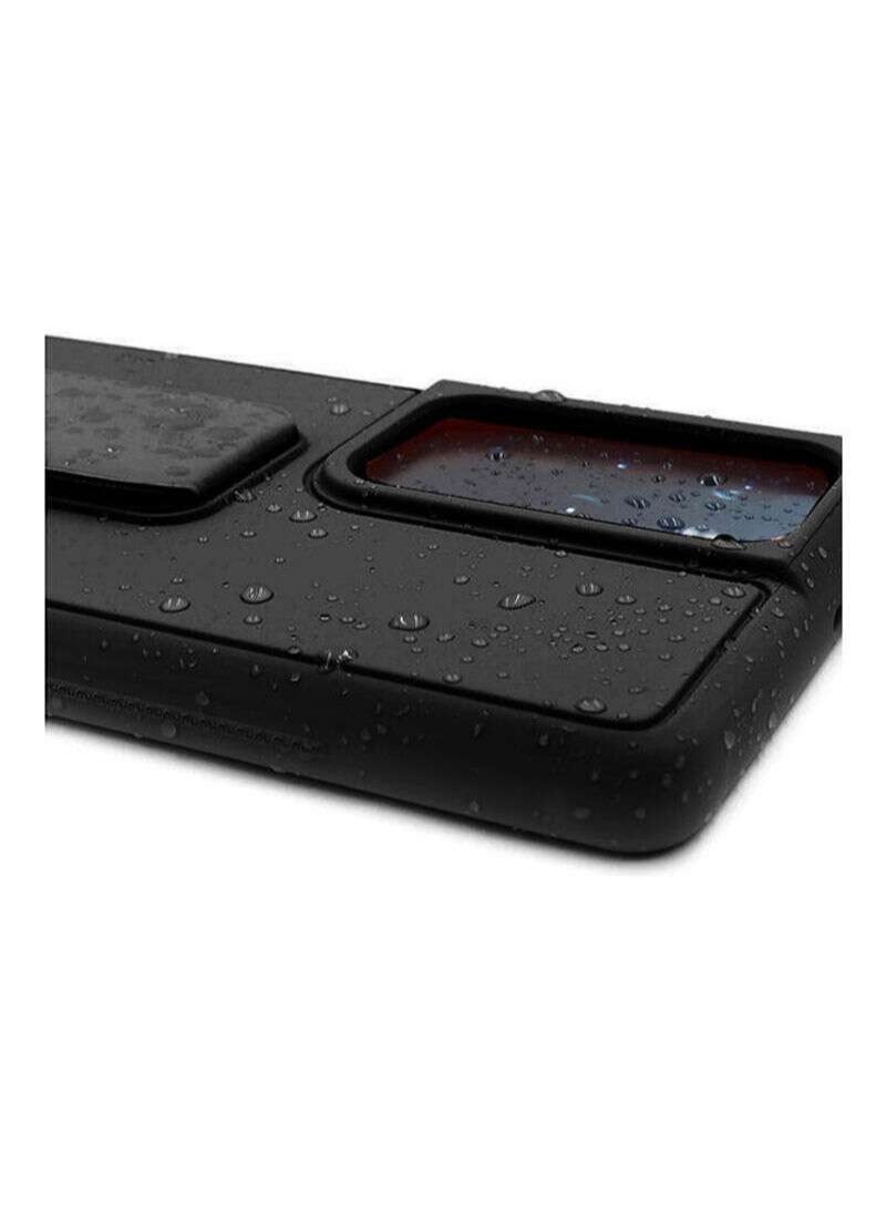 BORTONY Hand Band Grip Case Cover For Samsung Galaxy S21 Ultra Black - Image 4