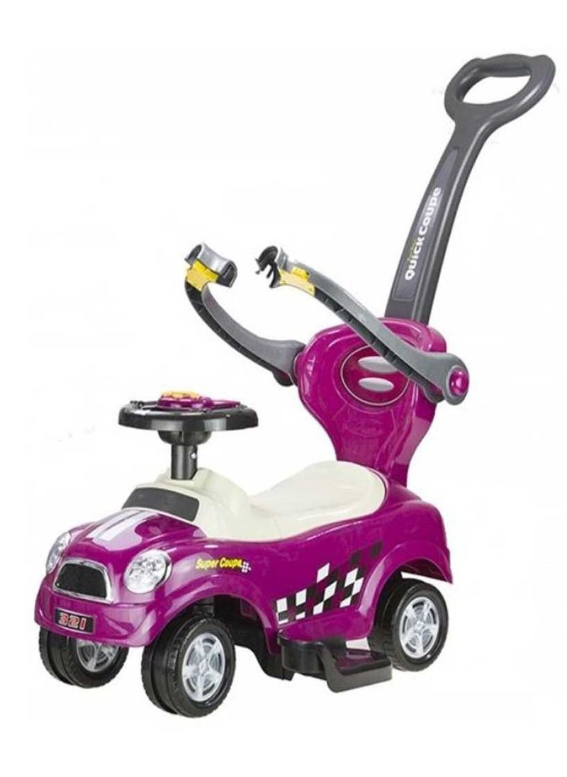 FACTUAL TOYS Sunshine coupe Pusher car - Purple  - Image 4