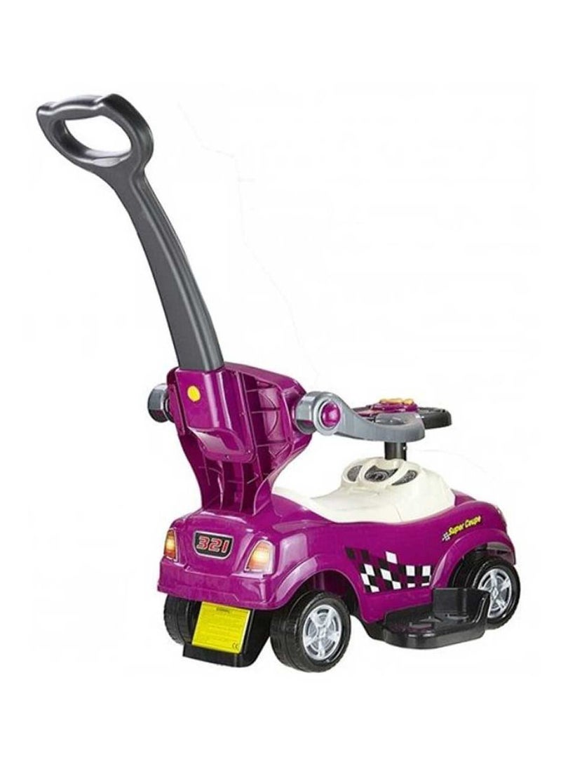 FACTUAL TOYS Sunshine coupe Pusher car - Purple  - Image 3