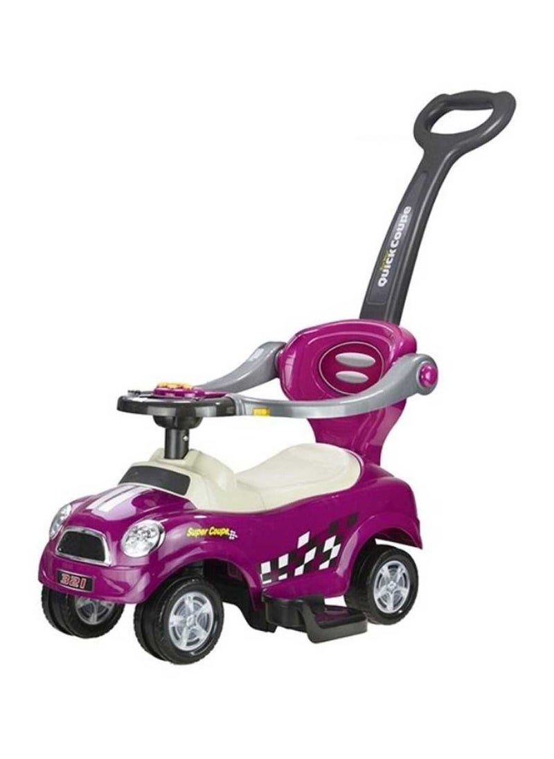 FACTUAL TOYS Sunshine coupe Pusher car - Purple  - Image 1