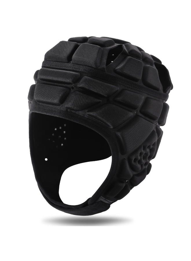 KRUI Soft Shell Helmet 7v7 Flag Football Helmet Scrump Cap Soft Padded Rugby Helmet Headguard Adjustable Breathable EVA Foam Impact Resistant for Youth Adults - Image 1