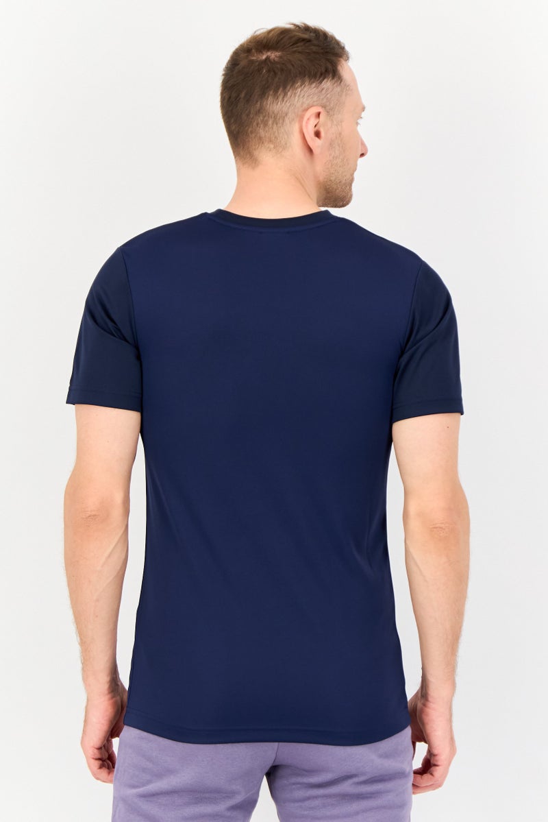 Nike Men Sportswear Fit Short Sleeves Training T-Shirt, Navy - Image 3