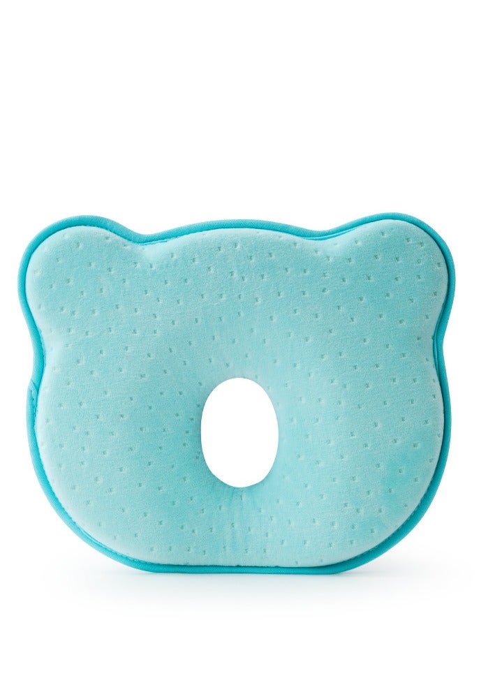 ضع في اعتبارك وسادة الأطفال القطنية لمنع متلازمة الرأس المسطح (الرأس الالتواءي) لطفلك حديث الولادة المصنوعة من إسفنج الذاكرة المريح ووسائد الدعم للرقبة D-32 (0-12 شهرًا) - Image 1