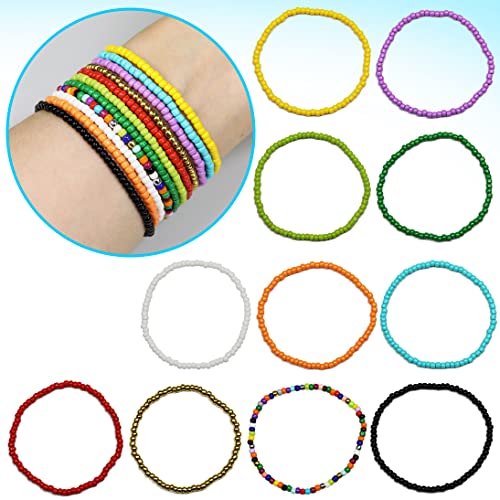 Bala&Fillic White Pearl 3mm Seed Beads About 3600pcs/100Grams in Bag, 8/0 Glass Craft Beads for Making Bracelet and Necklace (White Pearl) - Image 5