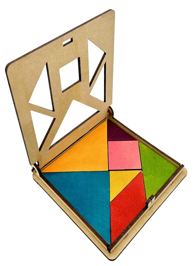Funvention- for Little Scientist in Every Kid Diy Tangram Pocket Travel Game For Kids 4+ Years,Fun Learning Educational Board Game,Best Birthday Return Gifts - Image 5