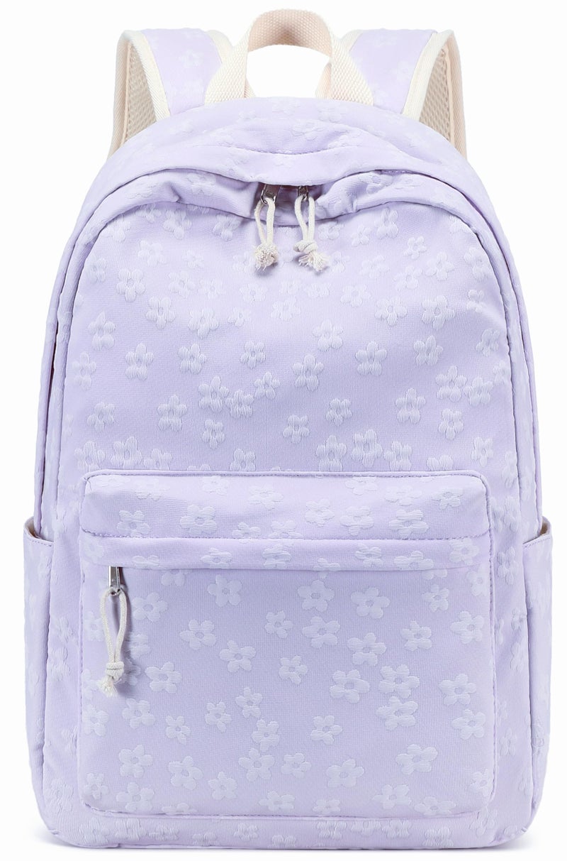 LEDAOU School Backpack Teen Girls Lightweight Bookbag Elementary Middle School Backpacks College Laptop Bag Travel Daypack - Image 1