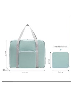 M MIAOYAN M MIAOYAN Folding travel bag fabric clothing packing luggage bag business travel expandable storage bag black  - Image 3