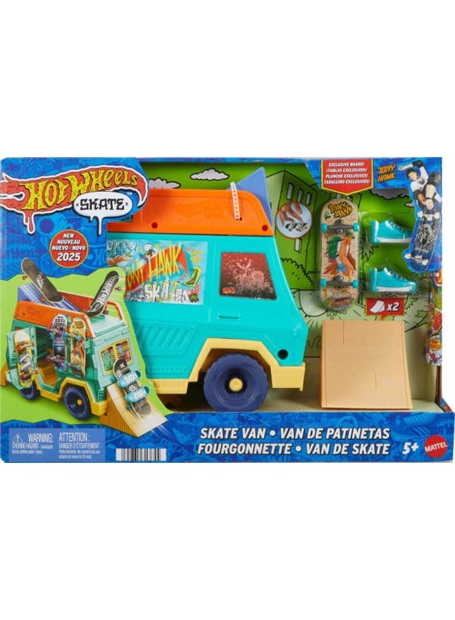 Hot Wheels Skate Tony Hawk Skate Van Playset - Image 1