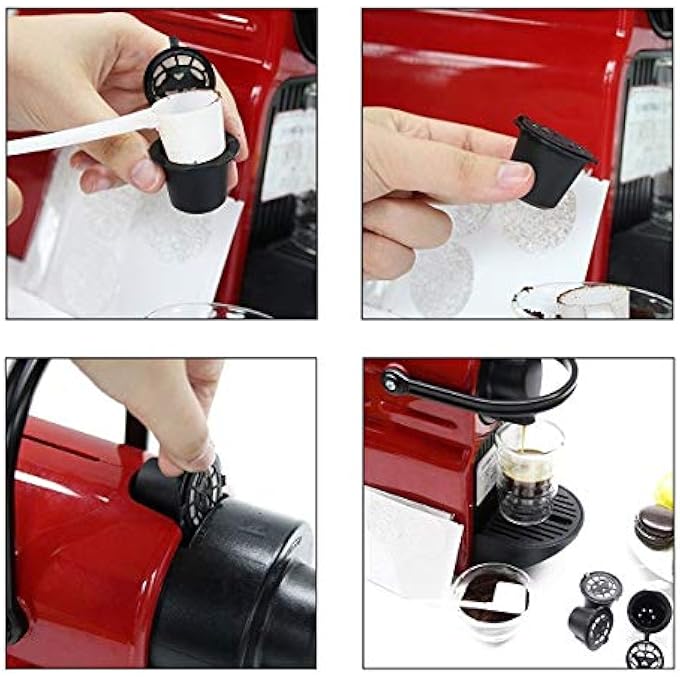 Winterworm Refillable Coffee Capsules Reusable Coffee Pods Compatible With Nespresso Machine - Image 3