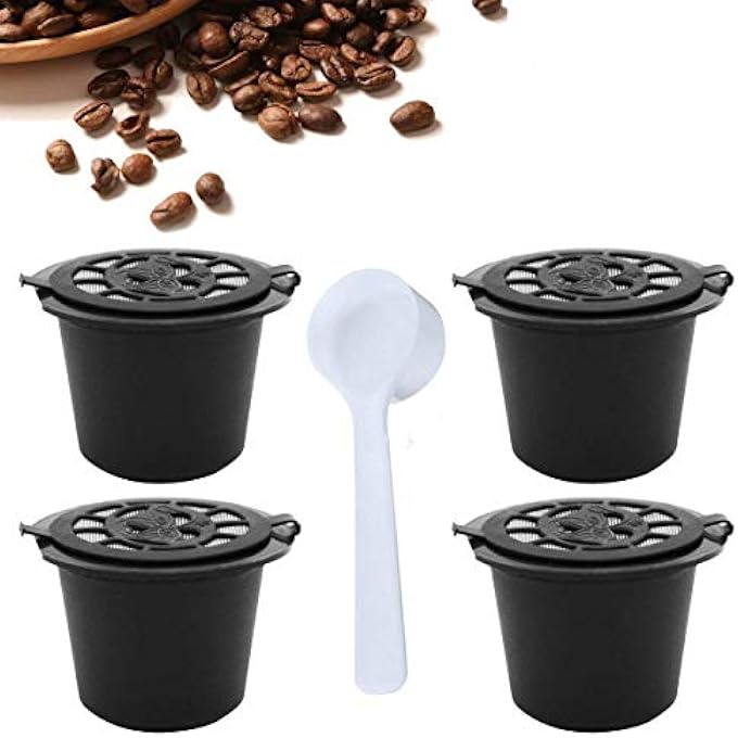 Winterworm Refillable Coffee Capsules Reusable Coffee Pods Compatible With Nespresso Machine - Image 1