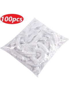 Beauenty 100Pcs Disposable Food Cover Saran Wrap Food Grade Fruit Vegetable Storage Bag Elastic Plastic Bag Kitchen Fresh Keeping Bag ﻿  - Image 2