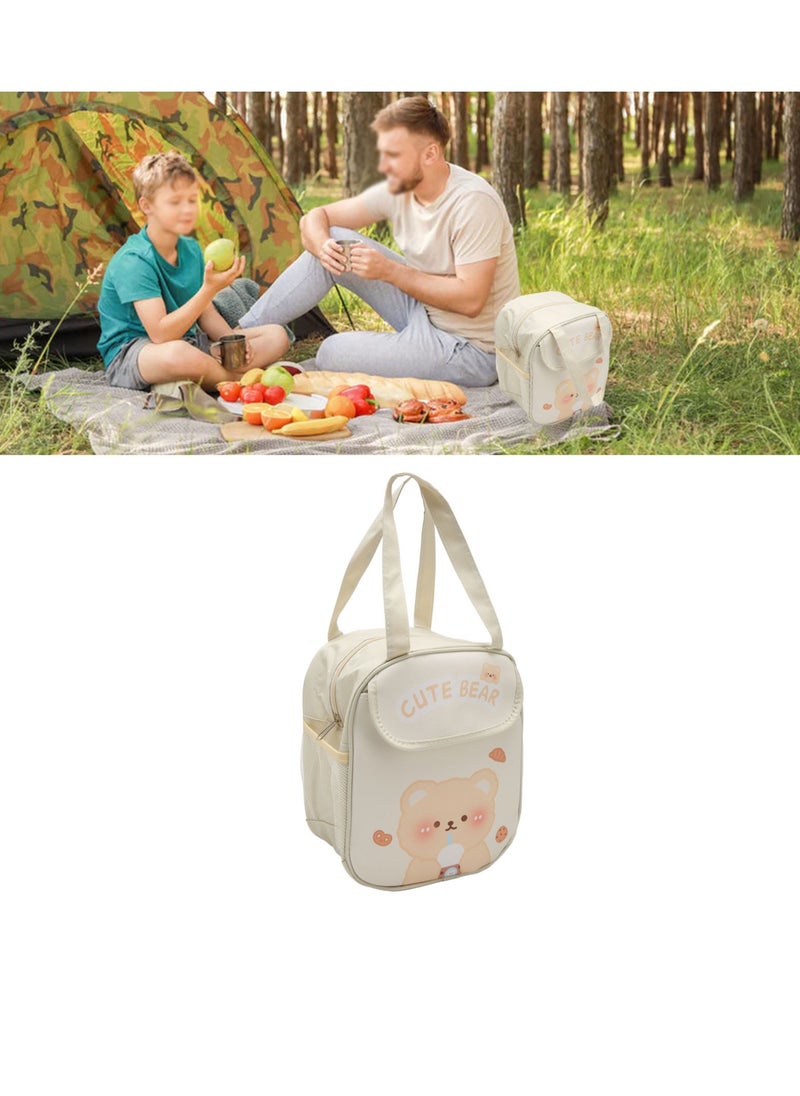 Velaurs Portable Lunch Box Bag, Insulated Lunch Bag, Suitable For Students And Office Workers To Bring Meals  - Image 4