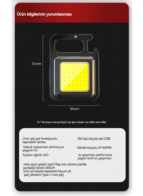 Osna Mini Keychain Flashlight  - Image 3