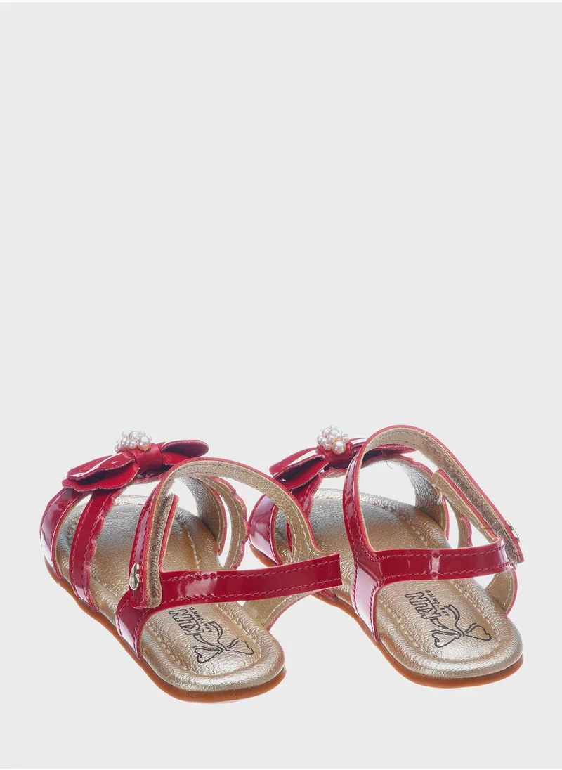 Klin Kids Front Bow Sandals