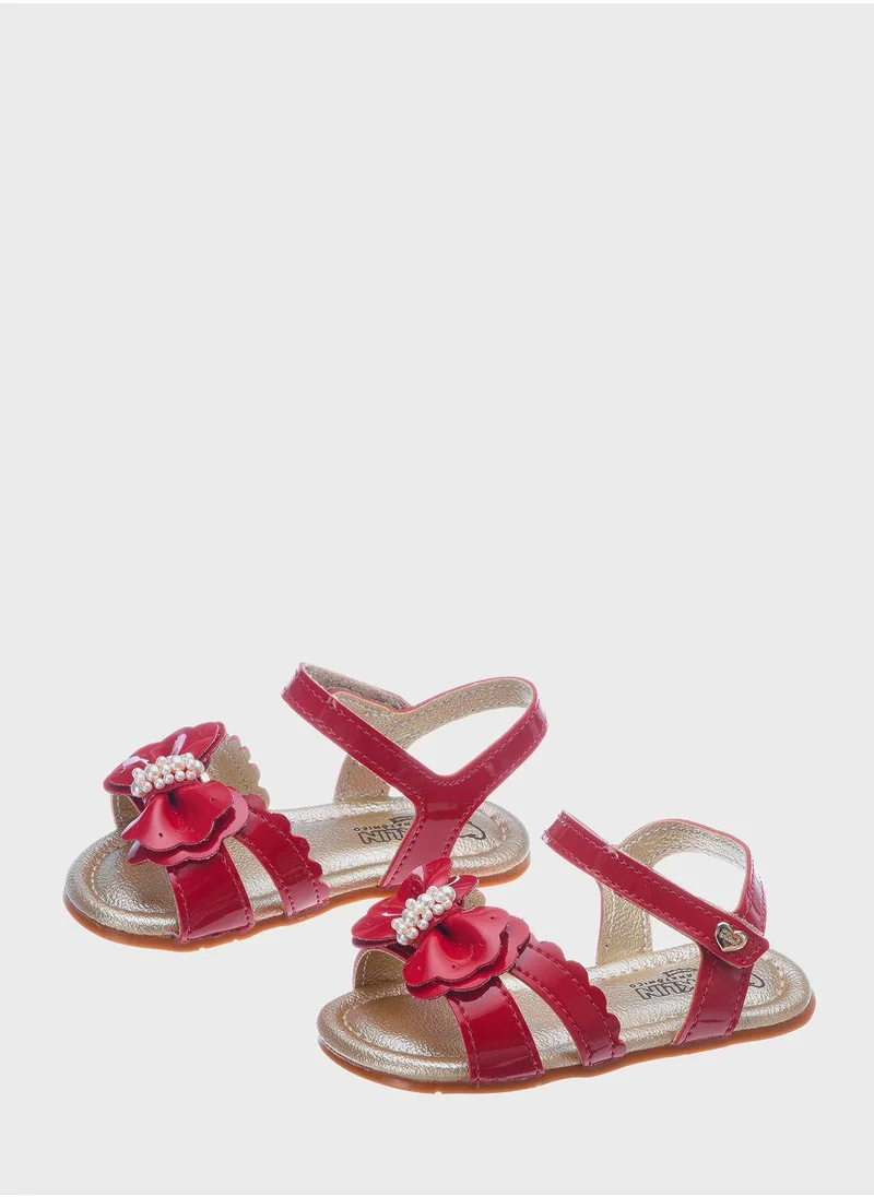 Klin Kids Front Bow Sandals